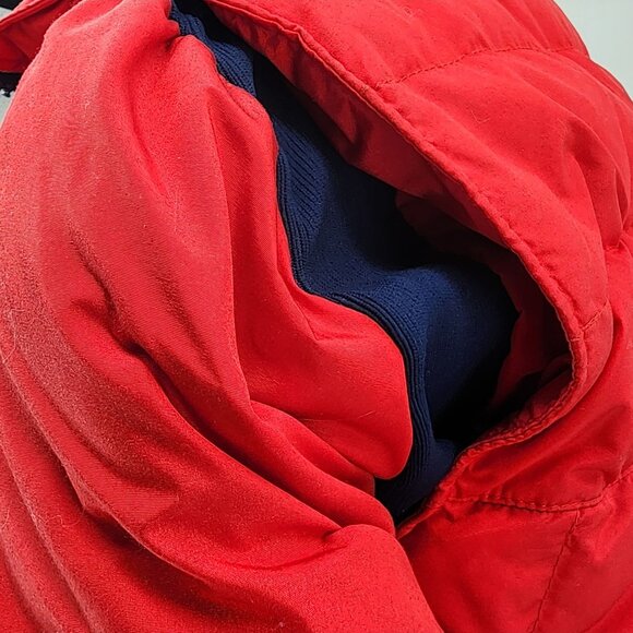 CB Sports 1984 Red Down Puffer Jacket Boy's Size Large - Picture 7 of 13